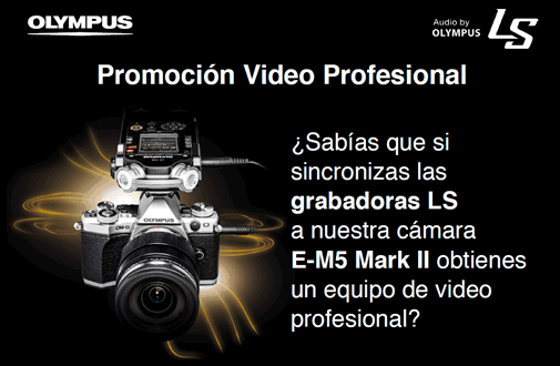 Promoción Vídeo Profesional olympus fotografiarte